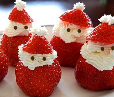 papai noel morango de Natal