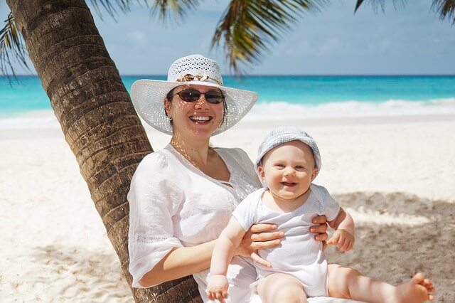 Com quantos meses posso levar meu bebê à praia?