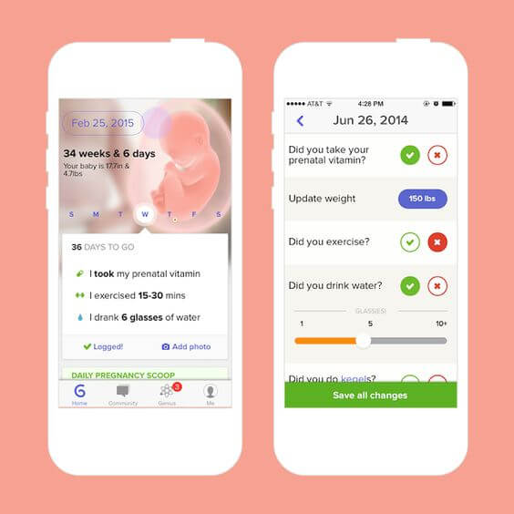 aplicativos para as grávidas