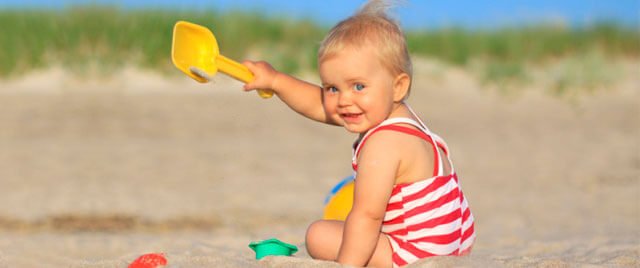 Quando levar o bebê à praia?