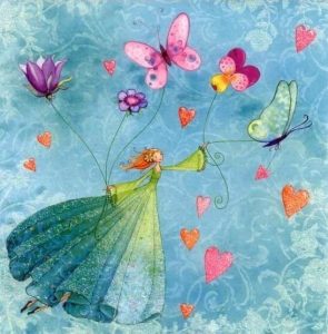 As crianças são borboletas ao vento: permita que voem o mais alto que puderem