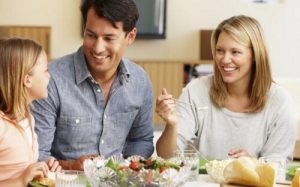 A importância das refeições em família