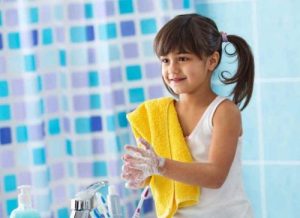 A importância de se lavar as mãos