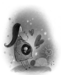 Não consigo parar de sonhar e imaginar como você vai ser