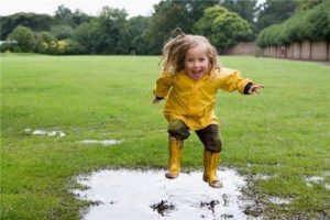 Às vezes as crianças precisam se sujar