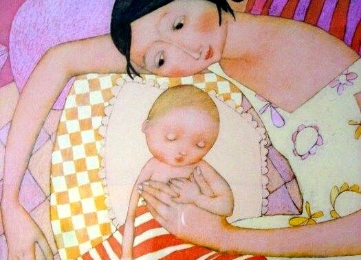 Mamãe, tenha-me perto da sua pele, perto da sua alma... longe dos medos