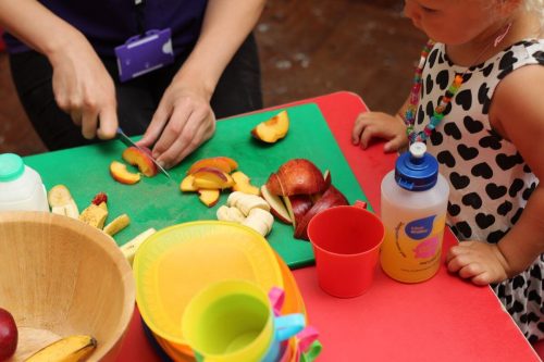 lanches para as crianças
