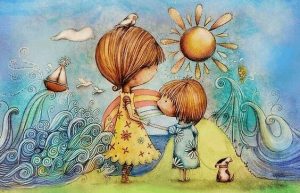 Mamãe, não se esqueça de me escutar, de me beijar, de aproveitar da minha presença...