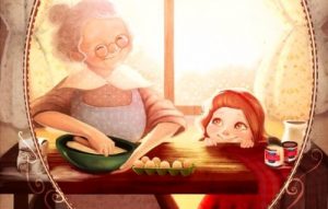 Vovó, me conte de novo o que você sentiu quando me viu pela primeira vez