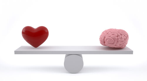 Saber diferenciar o cérebro e o coração