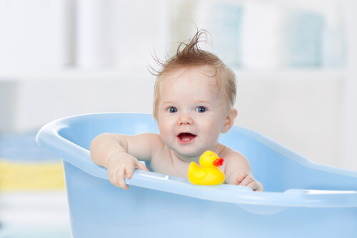A temperatura ideal para o banho do bebê