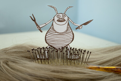 pegar piolho na escola