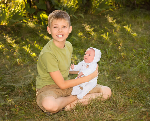 Escolher a diferença de idade entre os irmãos