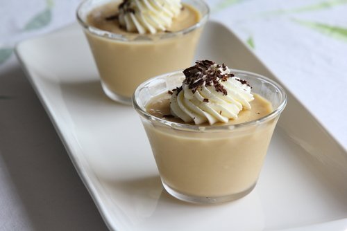 Mousse de banana e chocolate