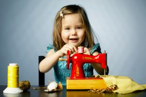 Aulas de costura para crianças