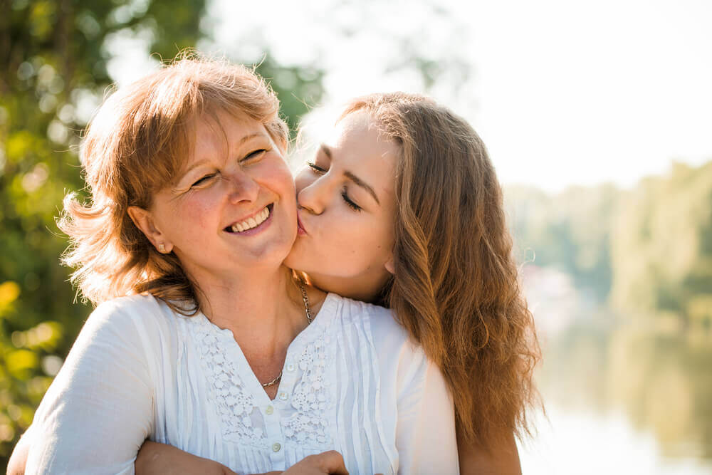 boa relação entre mãe e filha