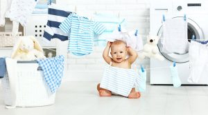 Dicas para lavar as roupas do bebê