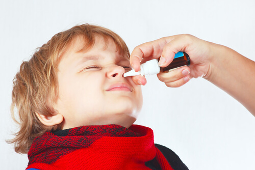 Congestão nasal em crianças