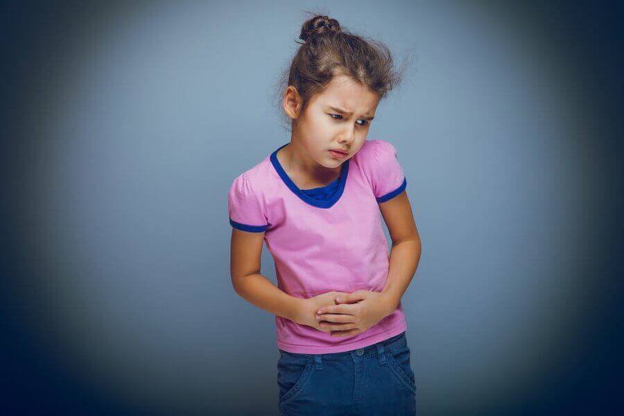 dor de barriga em crianças