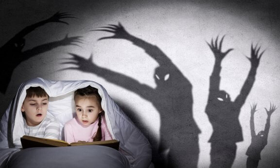 Como contar histórias de terror para as crianças