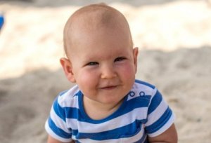 A proteção solar em bebês