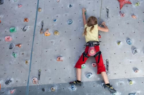 Escalada para crianças