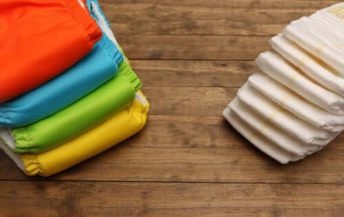 Cestas de fraldas para bebês: passo a passo