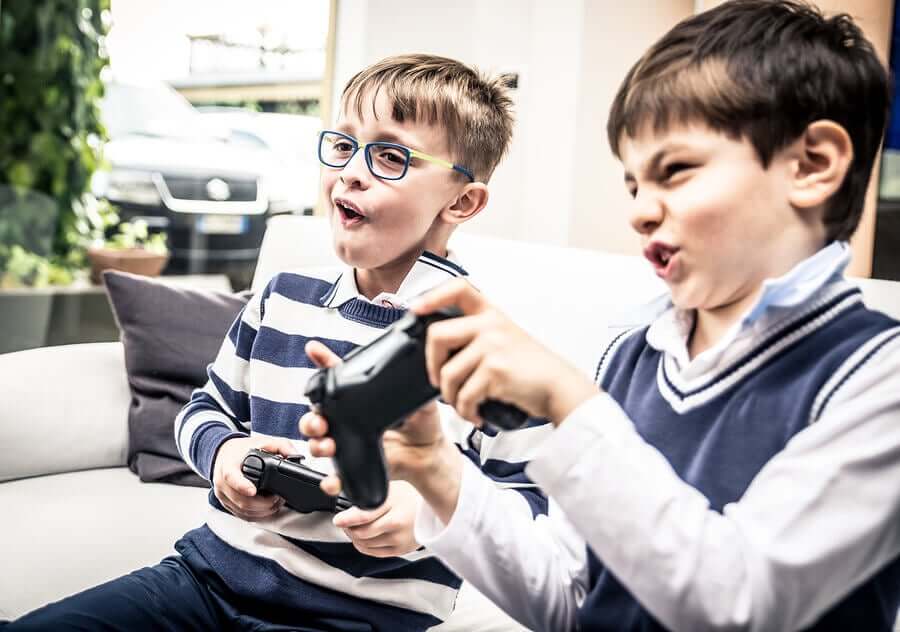 Jogos violentos durante a infância