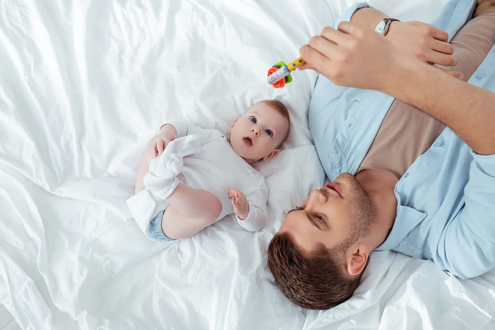 coisas que você pode fazer para se conectar com seu bebê