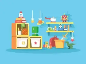 Como organizar um quarto dos brinquedos