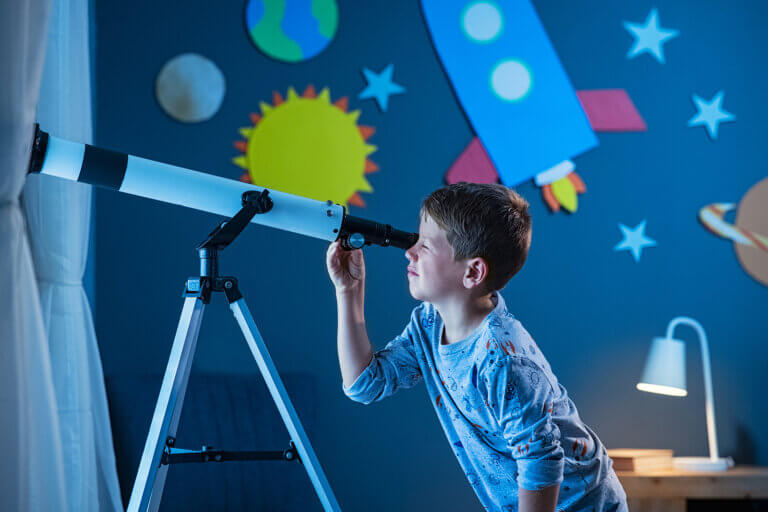 How to build a home telescope for children?
