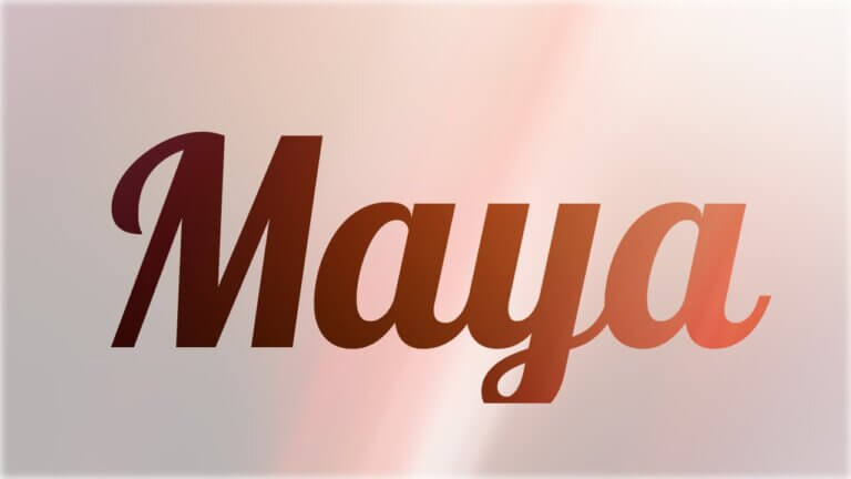 Origen y significado del nombre Maya